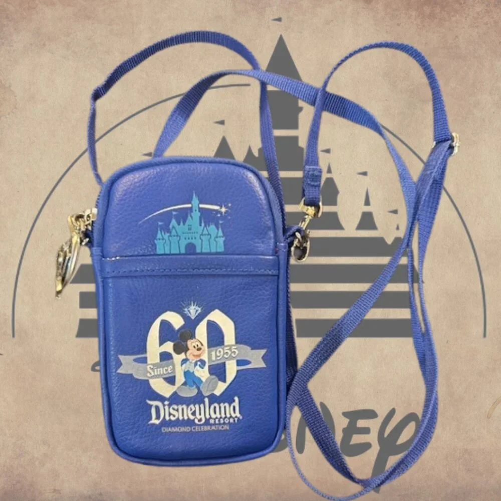 Disneyland 60th Anniversary Diamond Celebration Crossbody Bag – Rare Collector